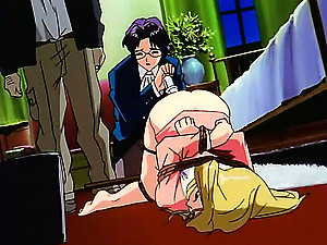 Blonde hentai schoolgirl