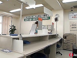 Asian babe gets bukkaked